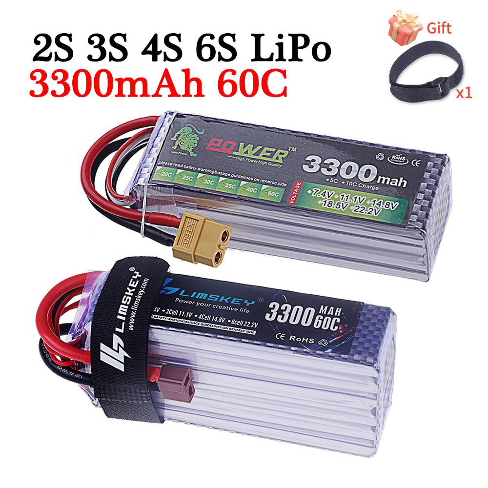 60C Lipo Battery 3300mAh 7.4V  - Rc Helicopter Parts review and price
