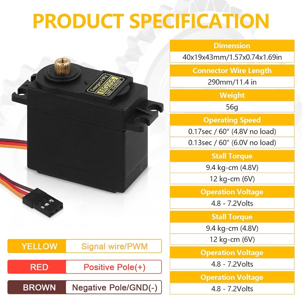 6pcs MG995 55G Micro Servo Mot - Rc Helicopter Mini review and price