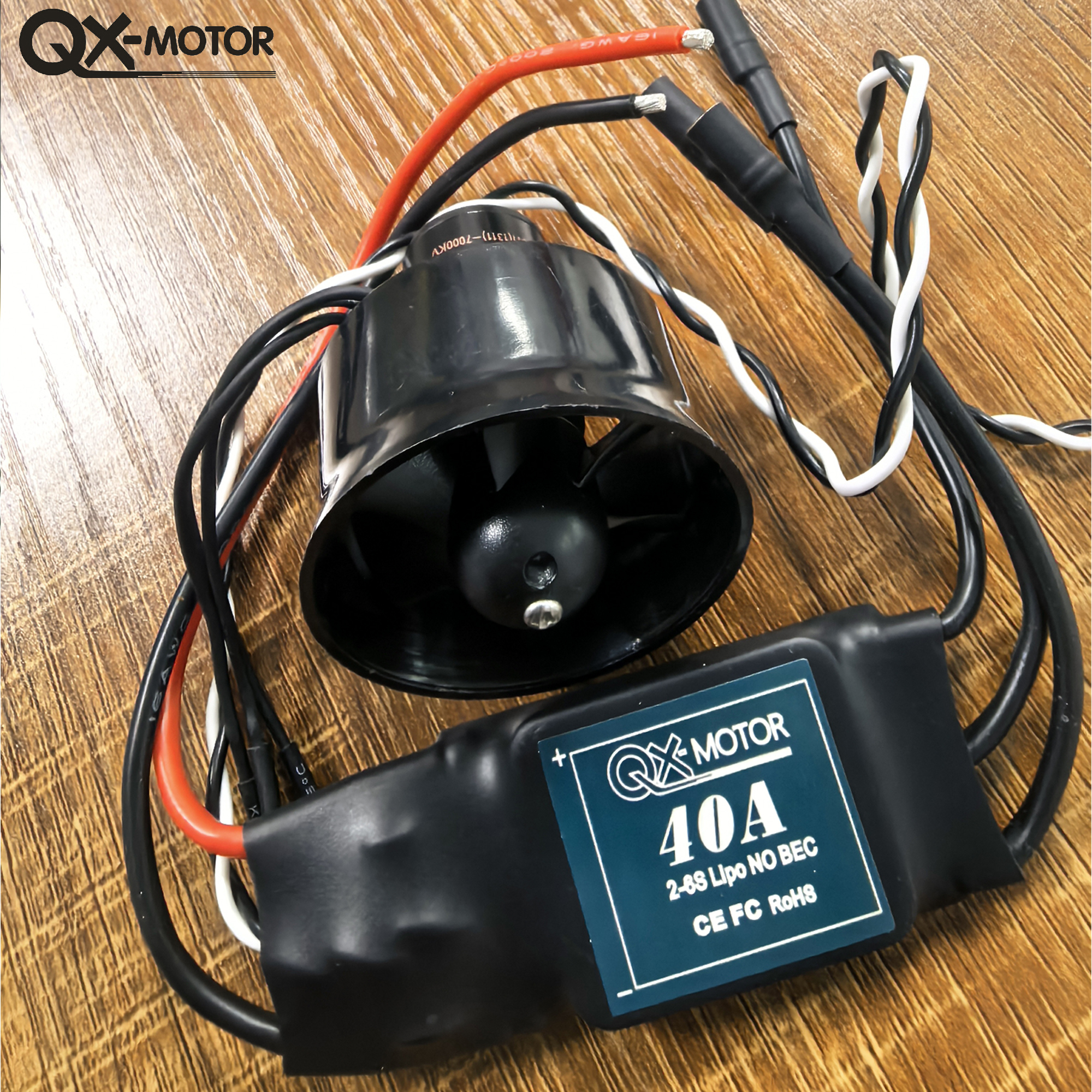 QX-MOTOR 30mm EDF 6 Blades fan - Rc Helicopter Blade review and price