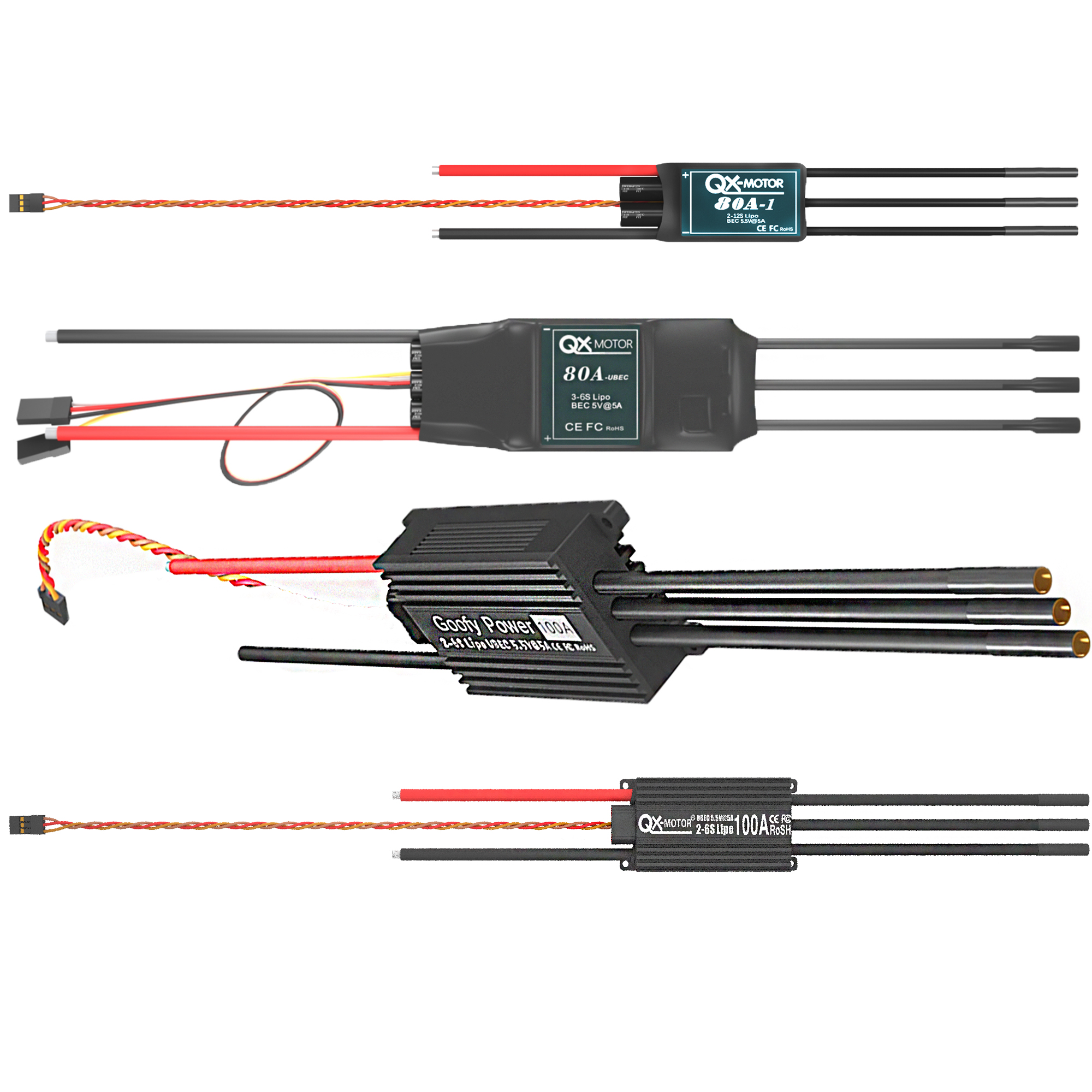 QX-MOTOR Brushless ESC series  - Rc Helicopter Battery review and price