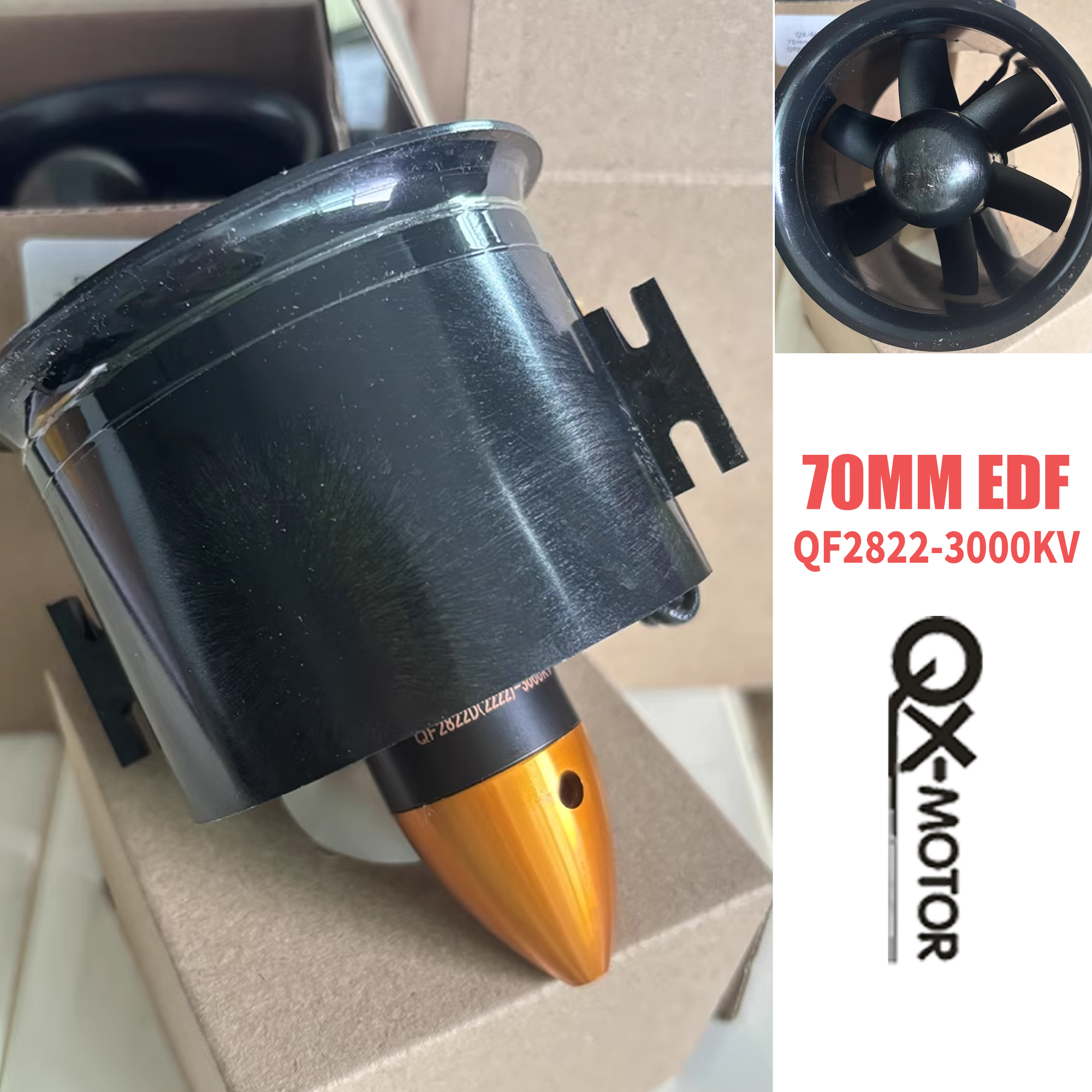 QX-MOTOR QF2822 3000KV 70mm ED - Rc Helicopter Blade review and price