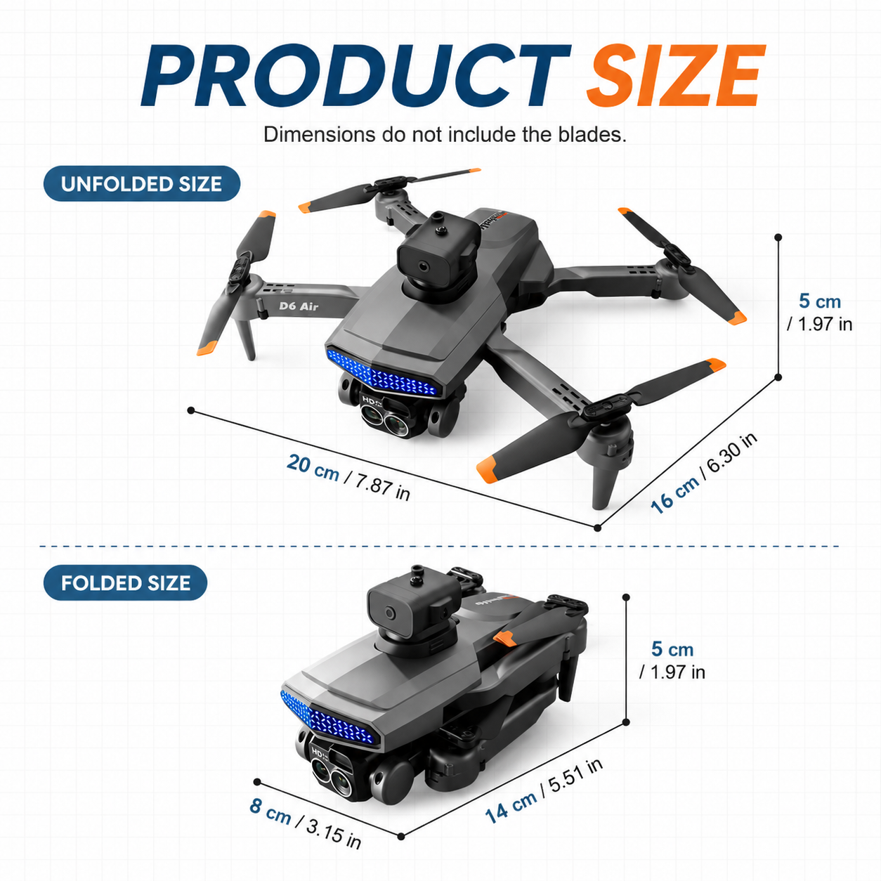 ZNLYRION D6 Air Foldable RC Dr - Rc Helicopter Electric review and price
