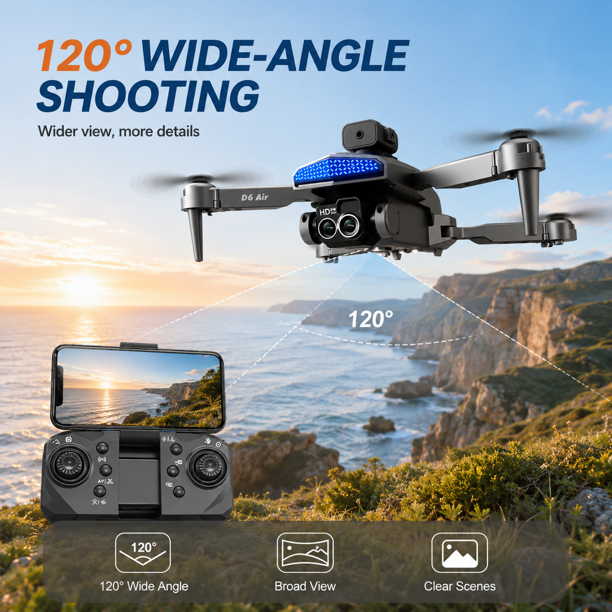 ZNLYRION D6 Air Foldable RC Dr - Rc Helicopter Electric review and price